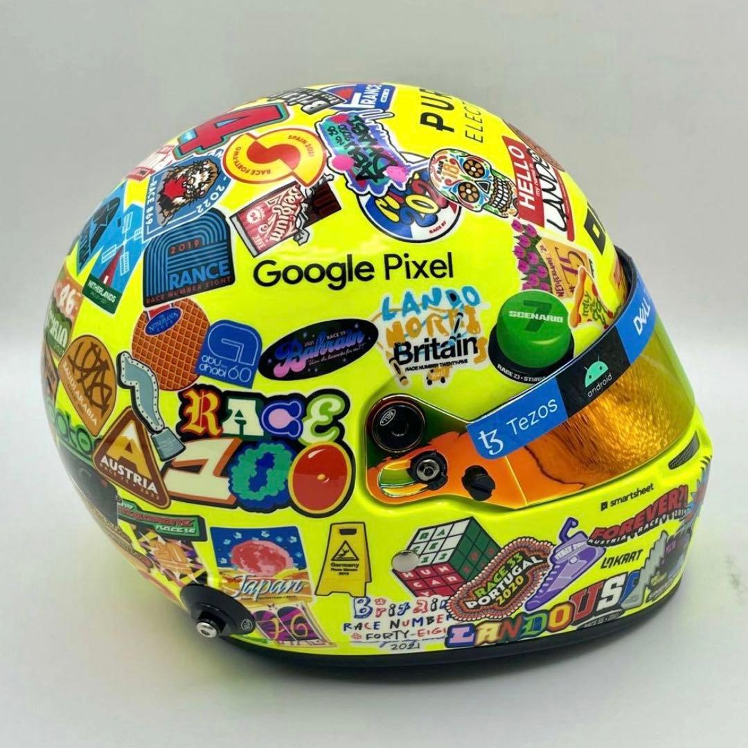 1/2 ヘルメット マクラーレンF1 ランド・ノリス 2023年 アメリカGP