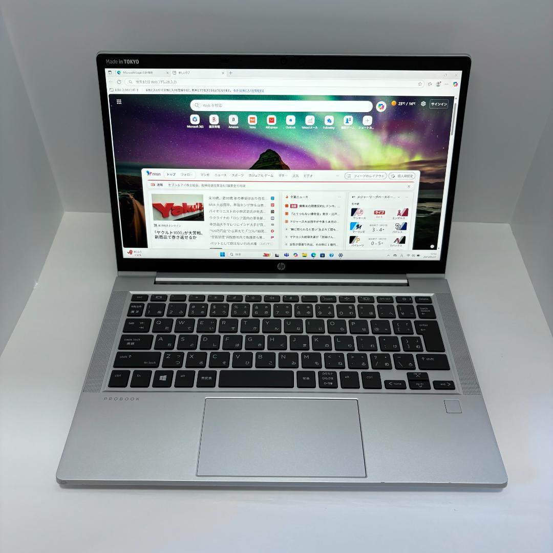 【良品】HP ProBook 635 Aero G8 BT97% サイクル数3回