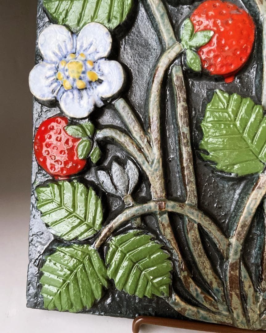 Lisa Larson リサラーソン 陶板 pomona ポモナ いちご 苺 A