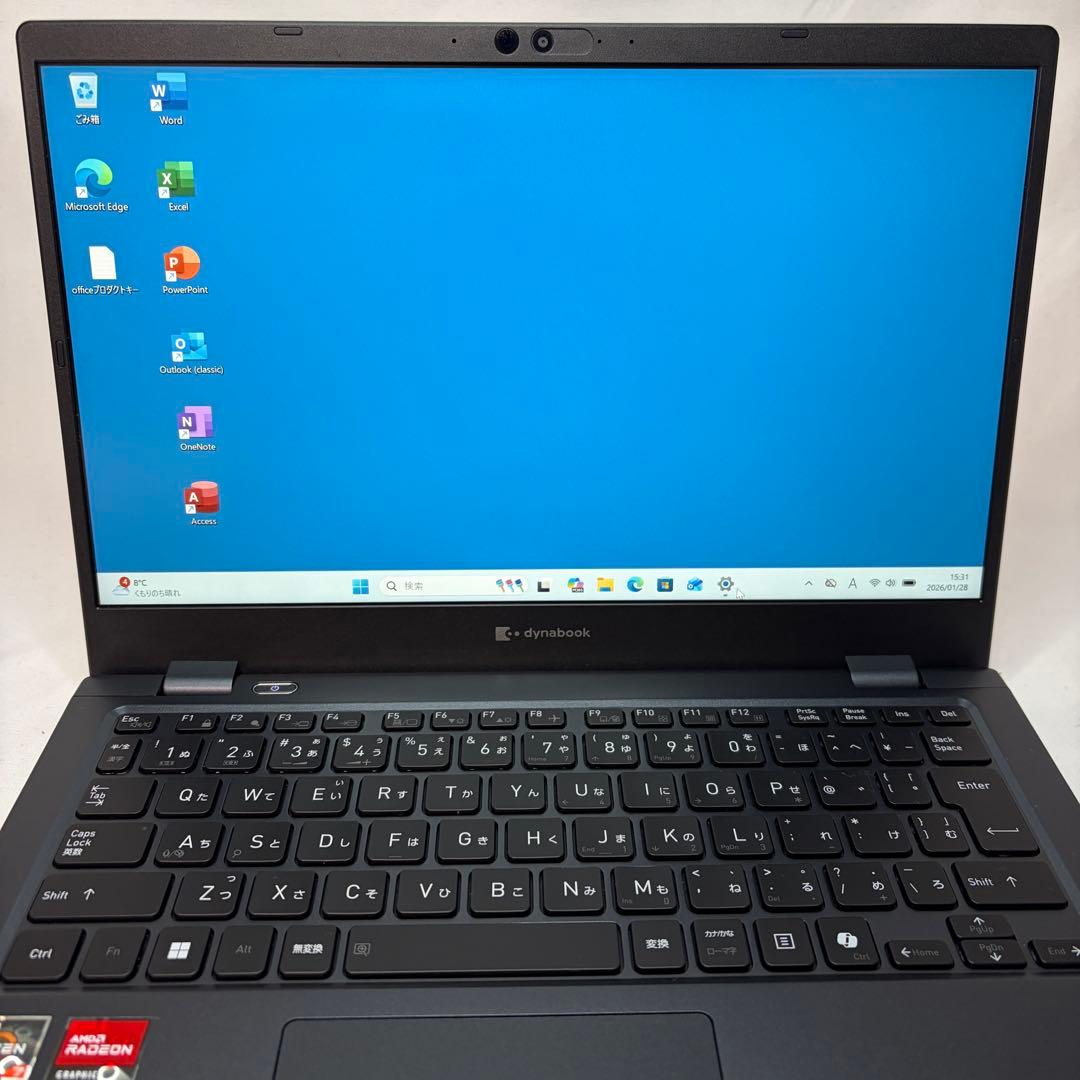 美品 dynabook GA83 Ryzen7 7730U 32GB 512GB