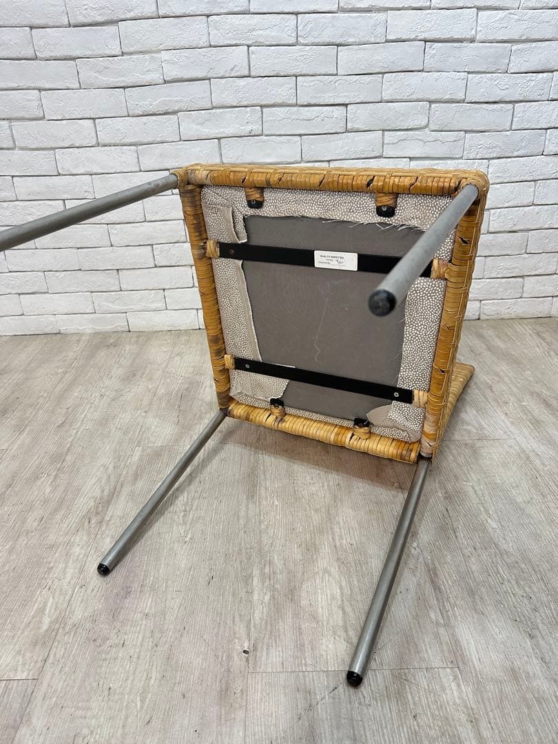 ③【東京23区配送無料】高級家具　アンティークラタン　椅子　チェア　ダイニング