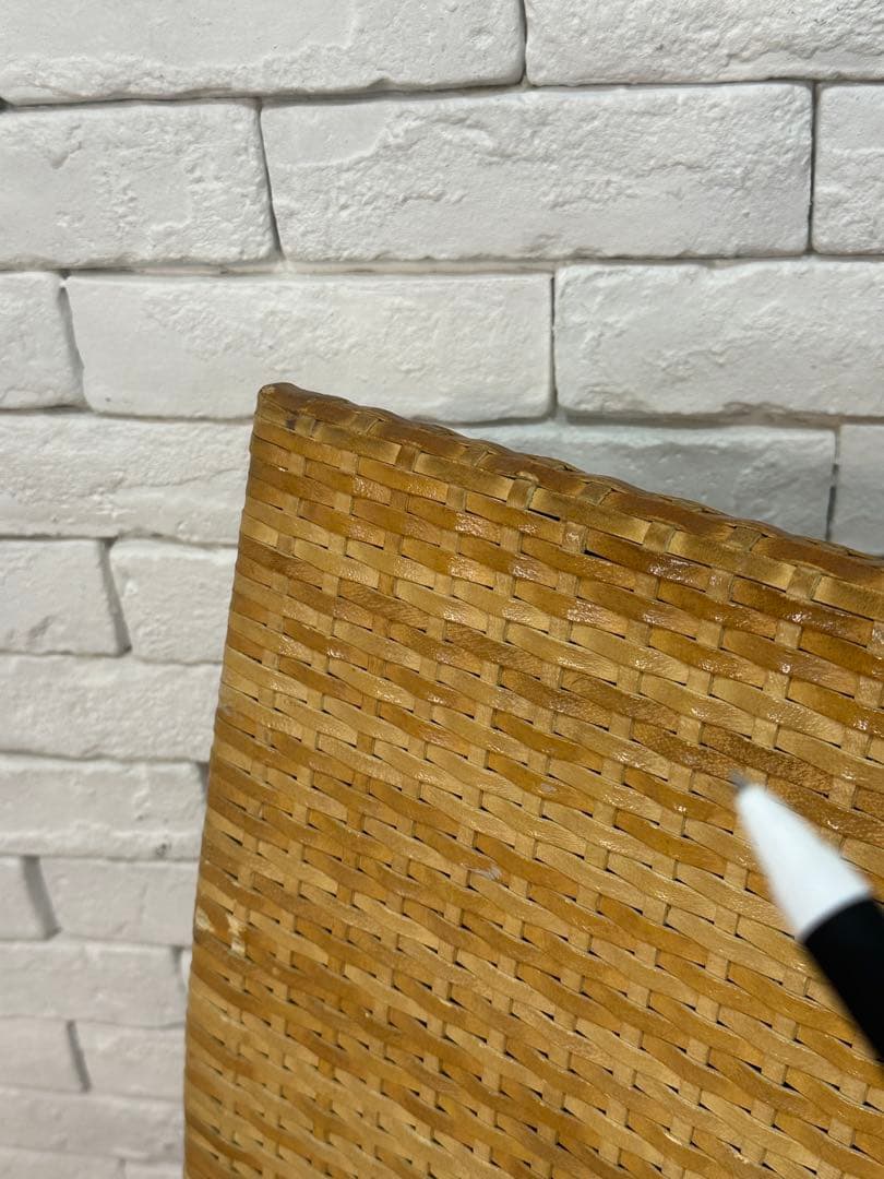 ③【東京23区配送無料】高級家具　アンティークラタン　椅子　チェア　ダイニング