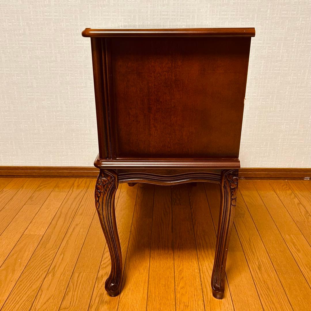 【美品】猫脚 2段チェスト コンソールテーブル アンティーク家具 ヨーロピアン