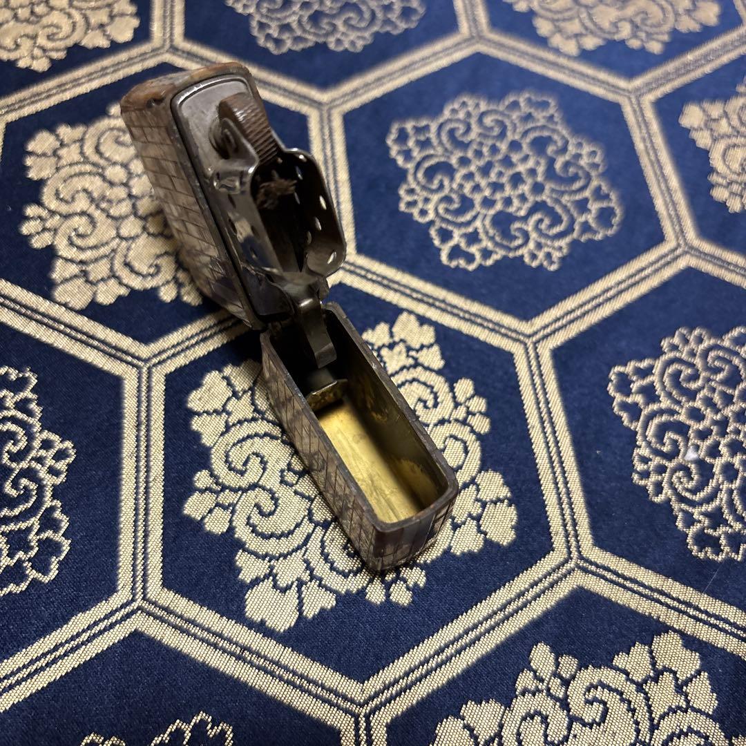 希少モザイクパターンの真珠母材ライター