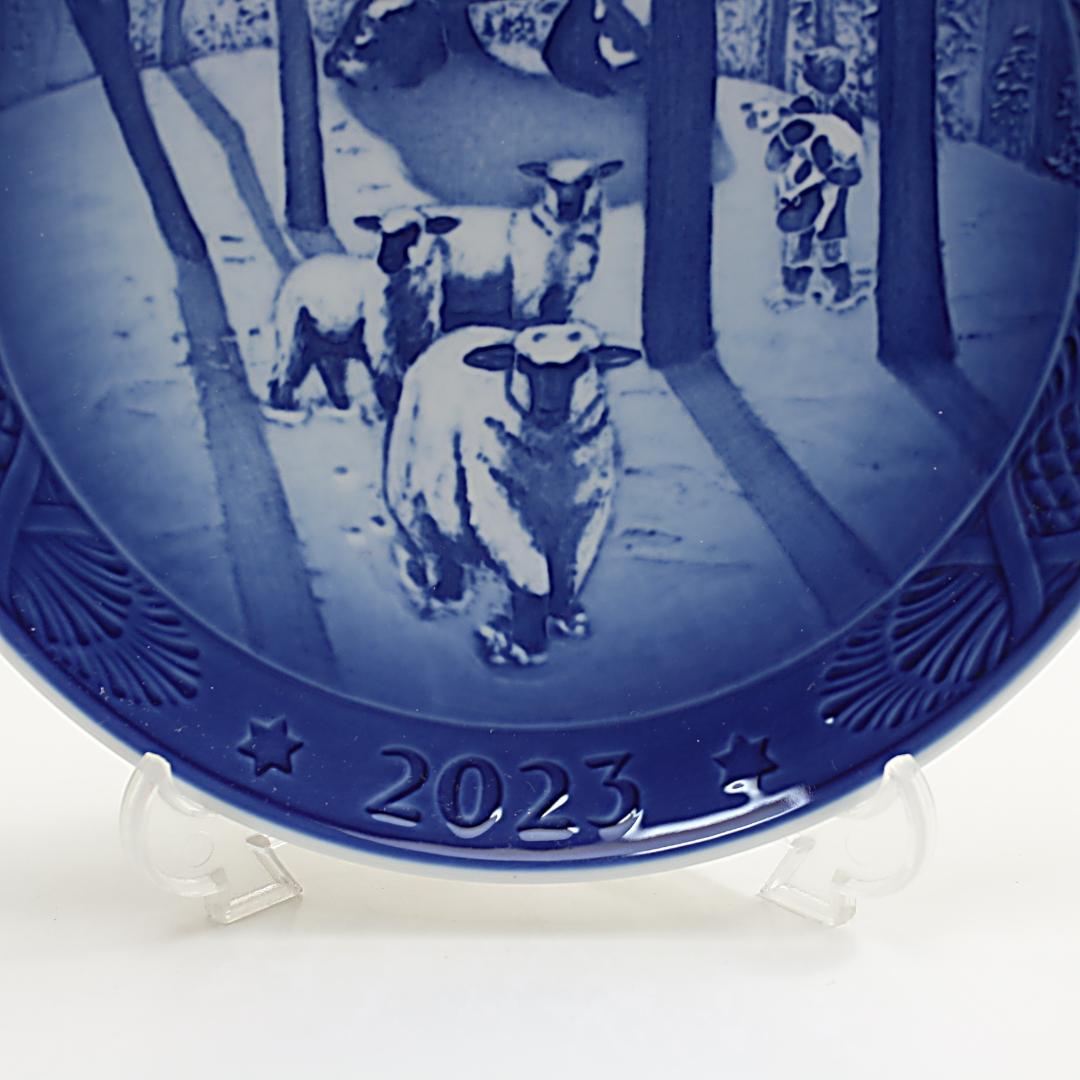 2023年 クマと森の風景 プレート