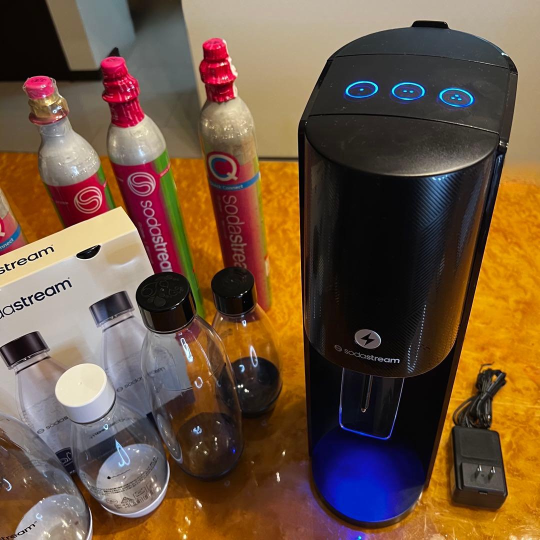 SodaStream E-TERRAガスシリンダー1〜3本選択　未使用ボトル1L