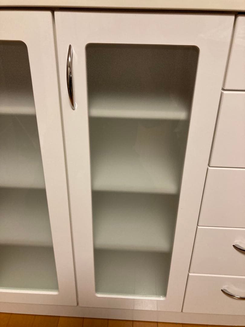 【美品】ニトリ　食器棚　イゼル　カウンター　幅120