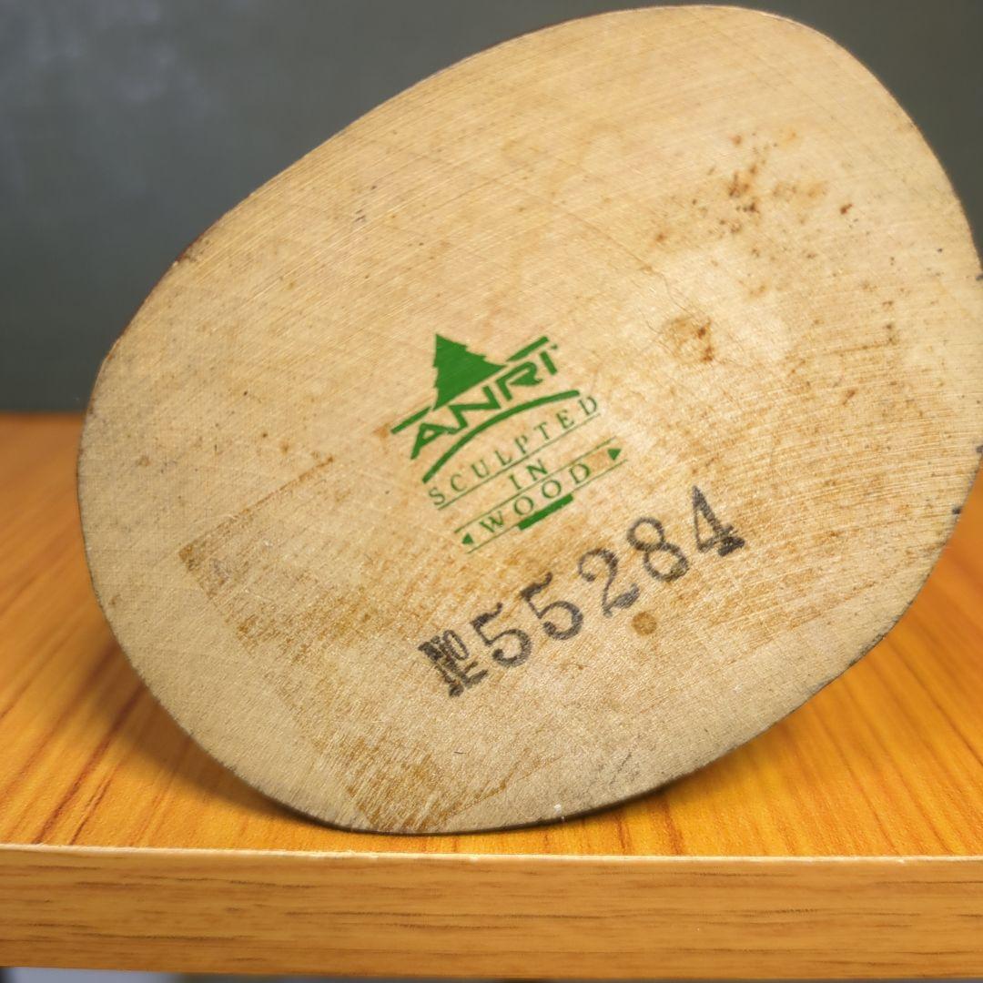 アンリ人形　木彫り人形　タイトル Spring Arrivals　春の訪れです