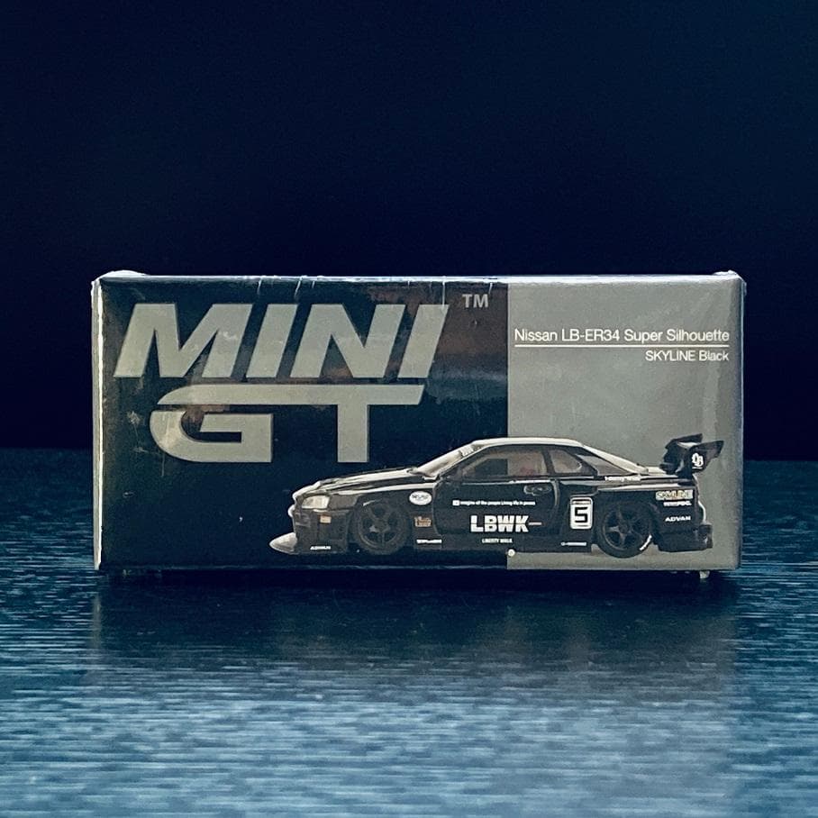 1/64 1セット限定 白&赤黒&黒 LB-ER34 スカイライン (y241)