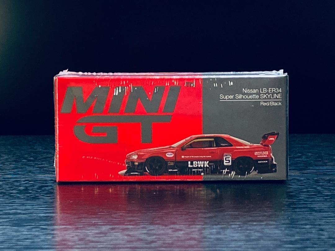 1/64 1セット限定 白&赤黒&黒 LB-ER34 スカイライン (y241)