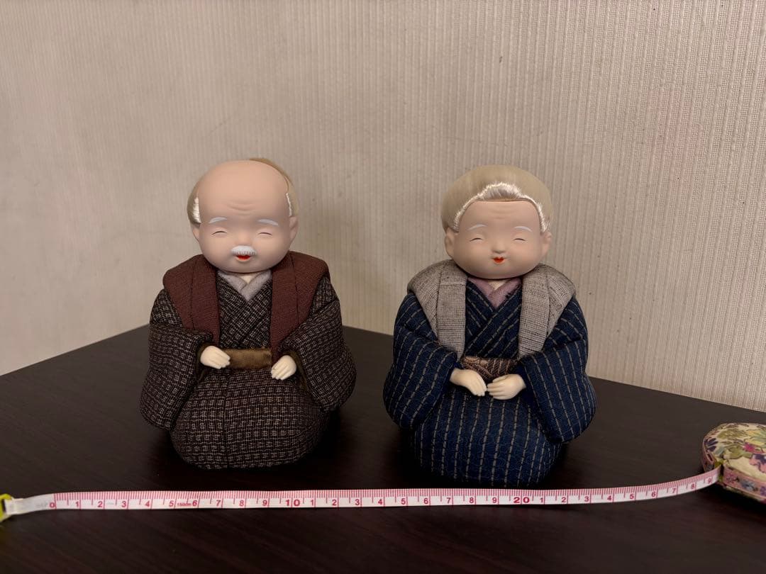木目込み人形　おじいちゃん　おばあちゃん