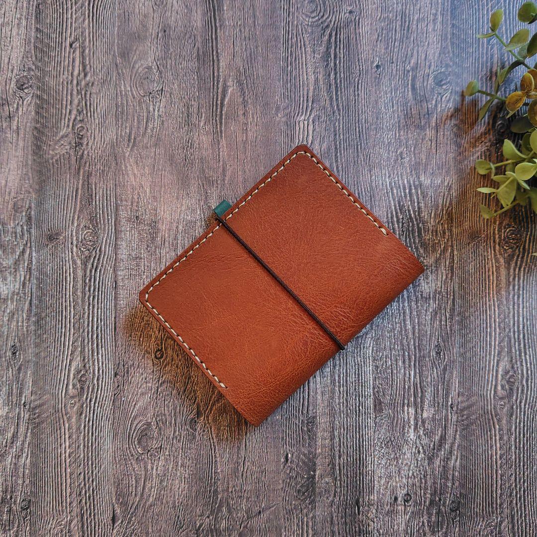 ハンドメイド 本革 カードホルダー カードケース バインダー チーズ 苺