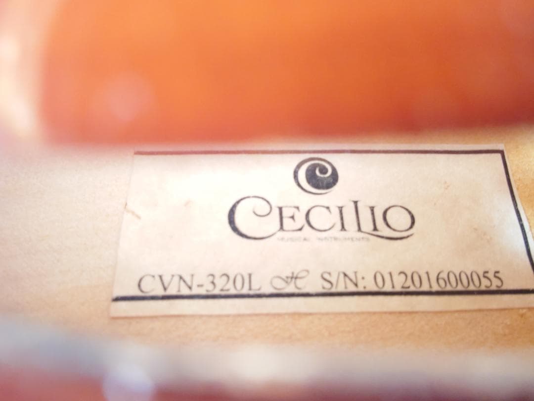 【左利き用】バイオリン 4/4 大人用 CECILIO CVN-320L