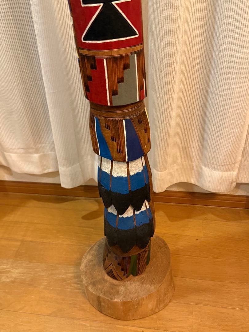 H*u様 超激レア　希少巨大カチナ ネイティブアメリカン　ジェリー・ガイ　ウッド