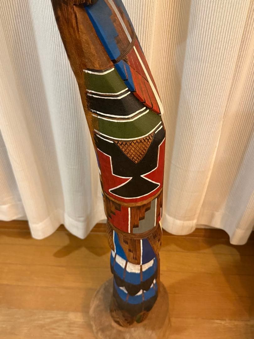 H*u様 超激レア　希少巨大カチナ ネイティブアメリカン　ジェリー・ガイ　ウッド