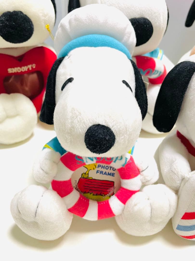 【最終値下げ】SNOOPYスヌーピーフォトフレームぬいぐるみセット（７体セット）