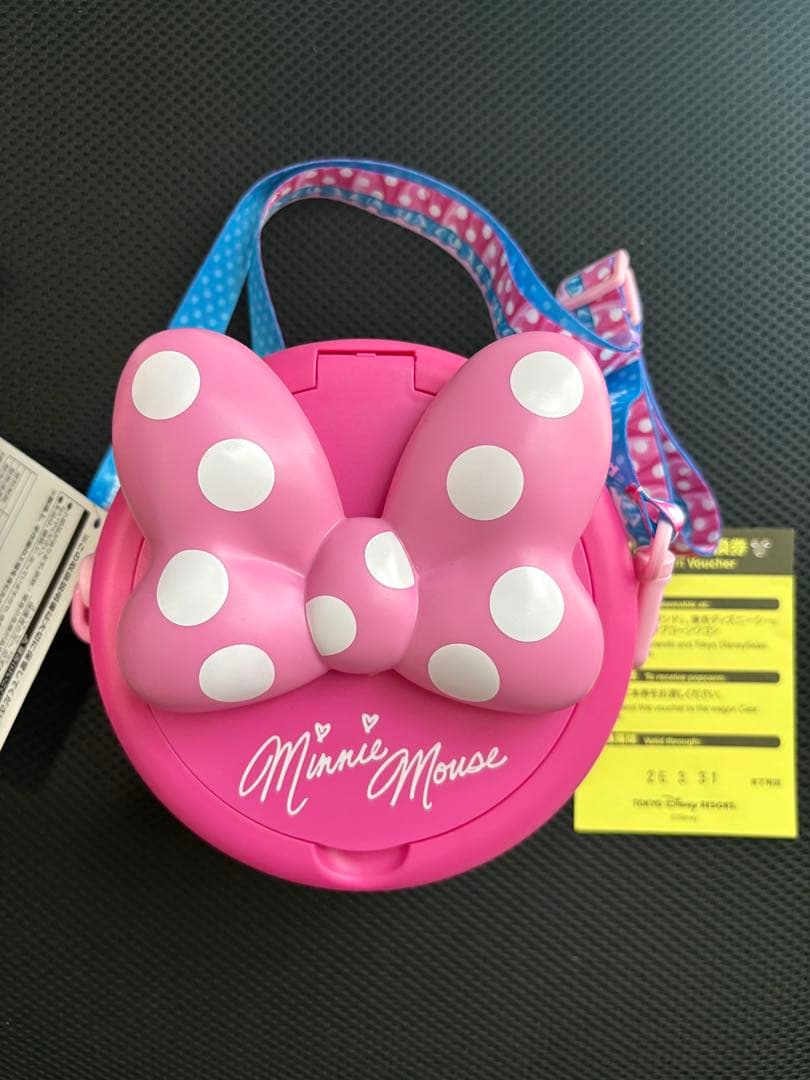 ディズニー　ミニーのファンダーランド　ポップコーンバケット　新品　引換券付