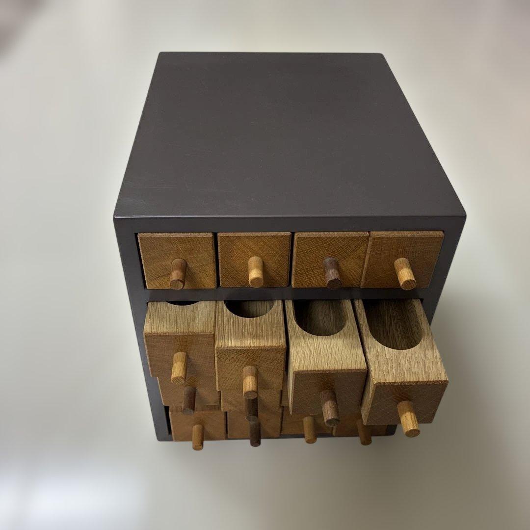 匠工芸　旭川家具　イライラBOX 小物入れ