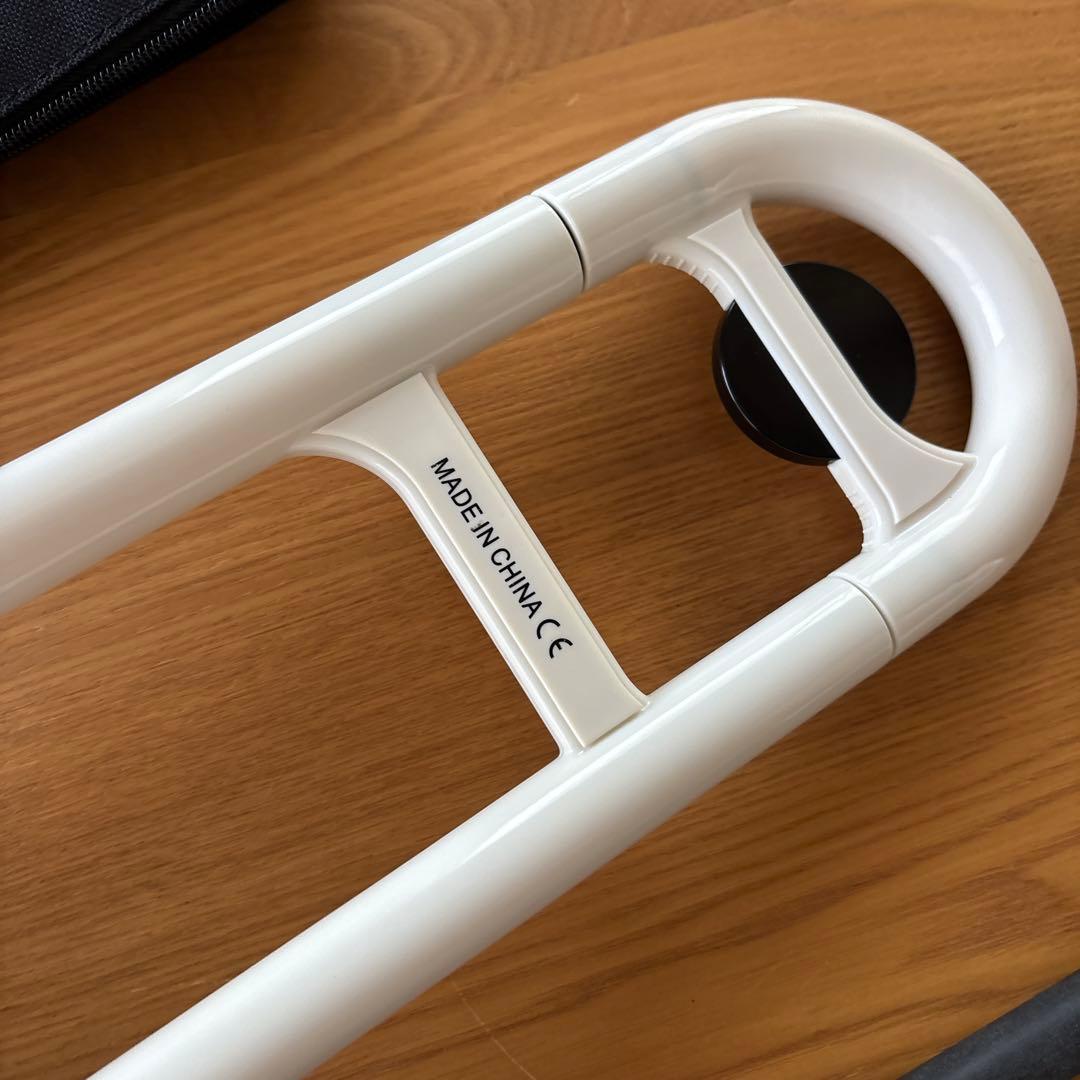 Jiggs pBone ピーボーン ホワイトトロンボーン プラスチック