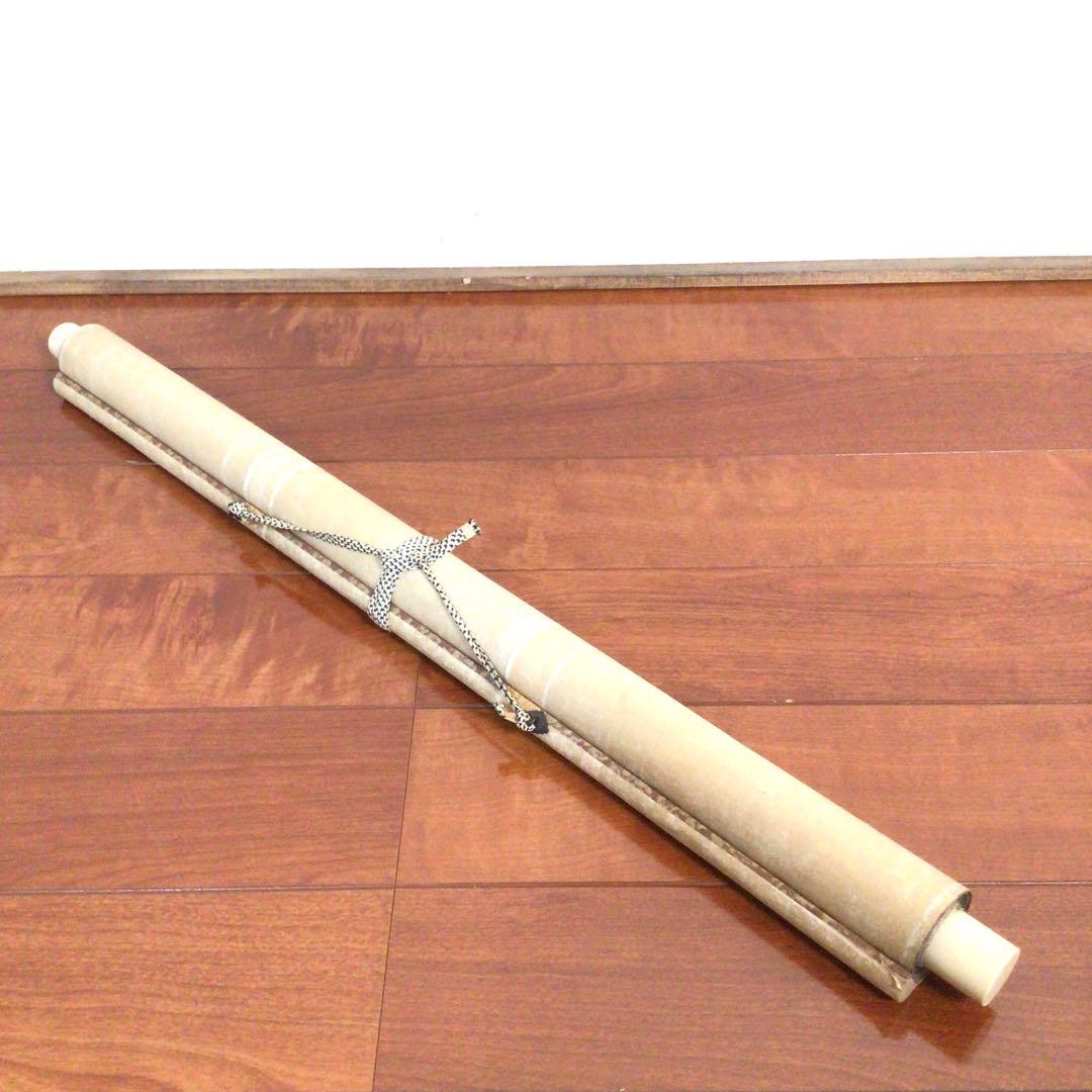 No3026掛軸　中国美術　在判　江風　厳粛 款　二行隷書　作者不詳　送料無料