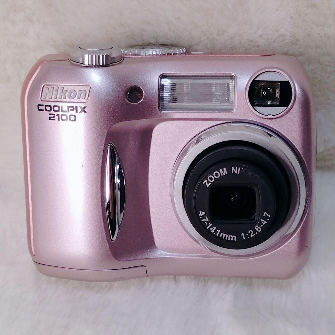 【希少美品】Nikon ニコン COOLPIX 2100 ピンク