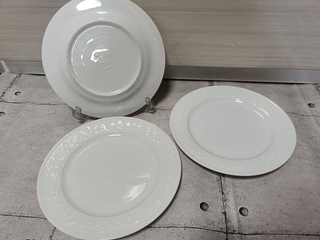 ベルナルド 3枚　Louvre (ルーブル）BERNARDAUD 21cm