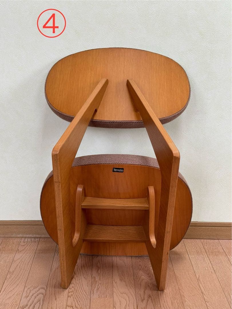 天童木工　低座椅子　5脚セット