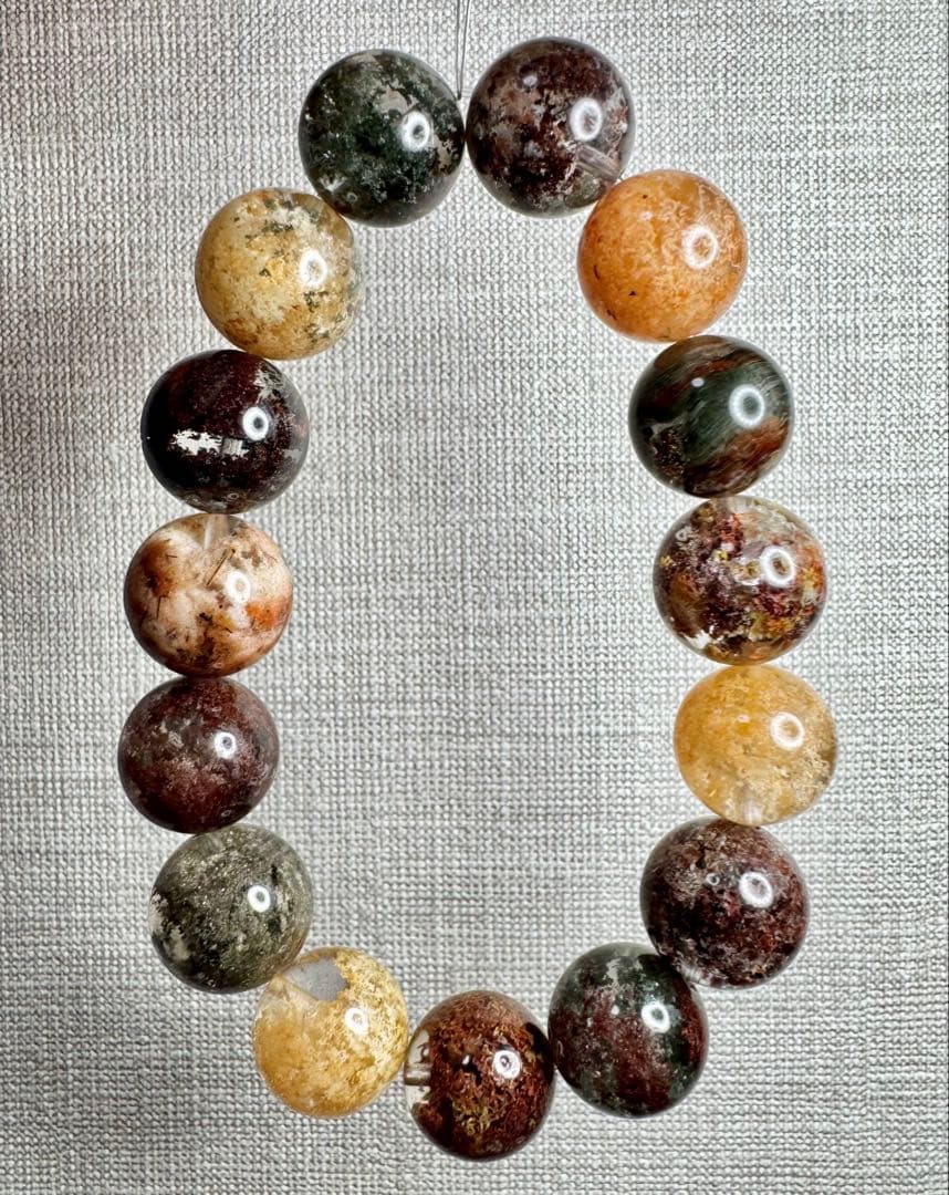 Layered Phantom上質•四季ガーデンファントムクォーツ ブレスレット