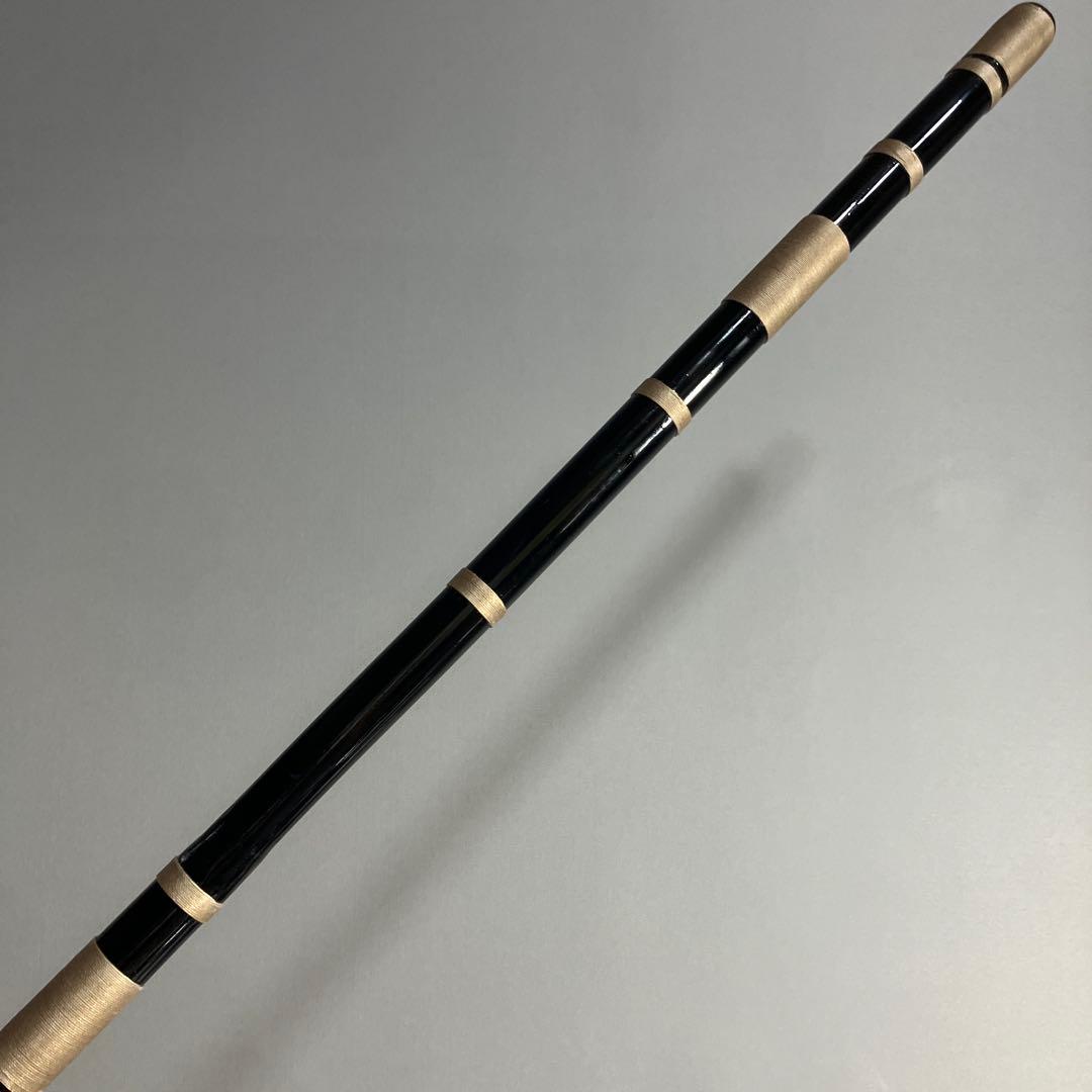 篠笛三本調子 CMR3-60 Ｇ管　唄物　ドレミ調　半重糸巻 黒塗　西洋音階