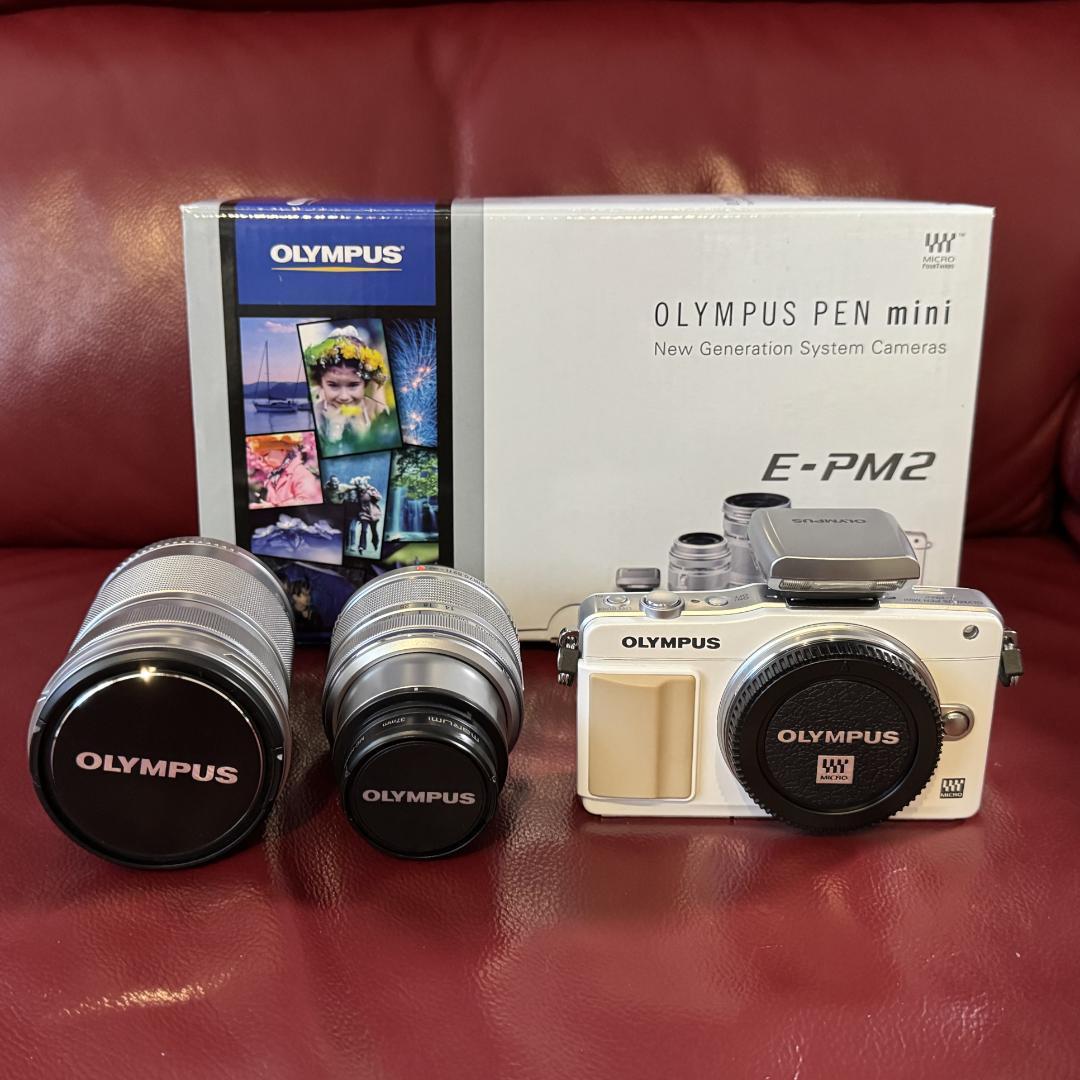 OLYMPUS PEN mini E-PM2 ダブルズームキット 一眼レフ