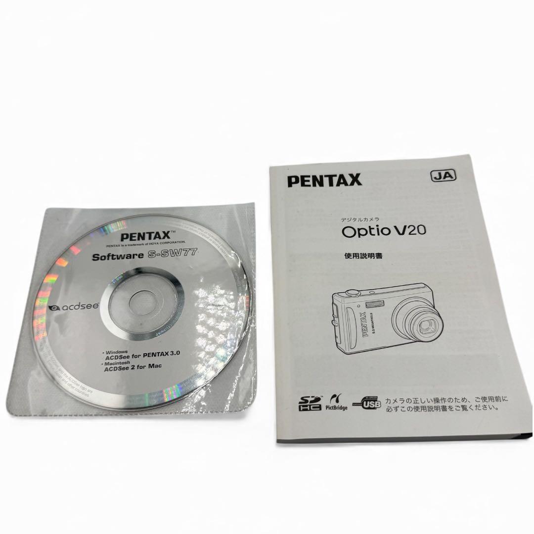 【動作OK】PENTAX ペンタックス Optio V20 バッテリー 充電器