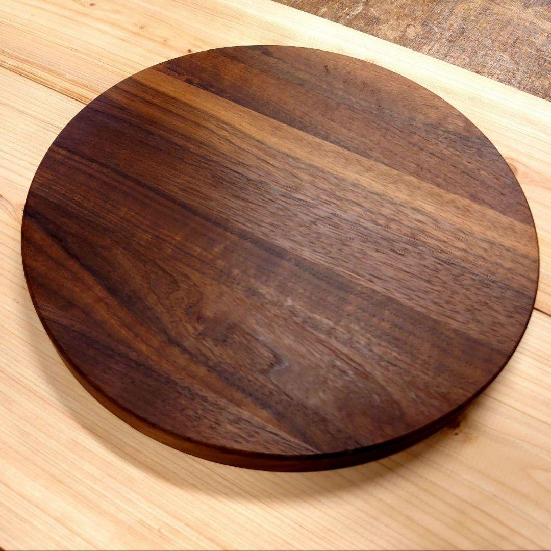 ウォールナット丸型まな板 ◯30cm 厚み3cm
