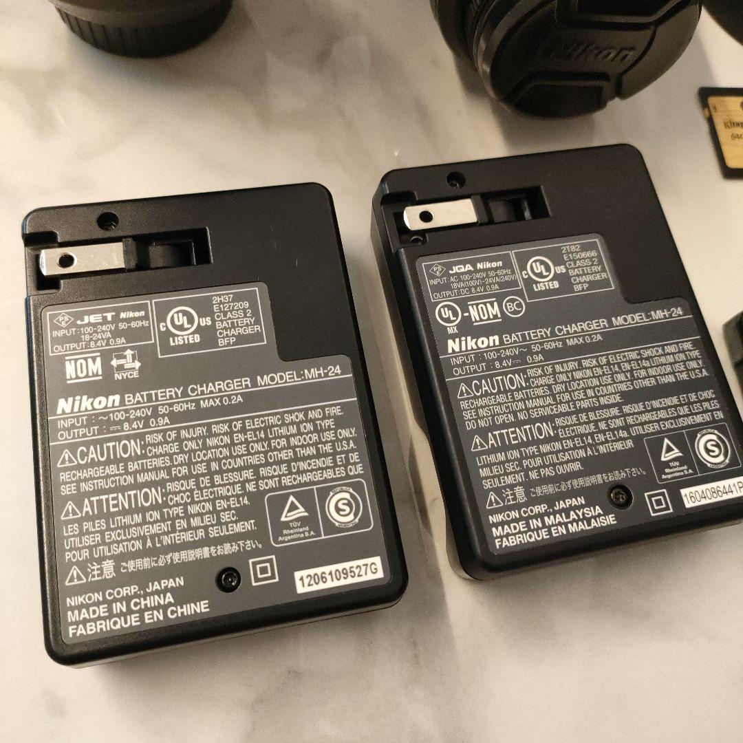 動作確認済みNikon デジタル一眼レフ ズームレンズ付きnikon D3100