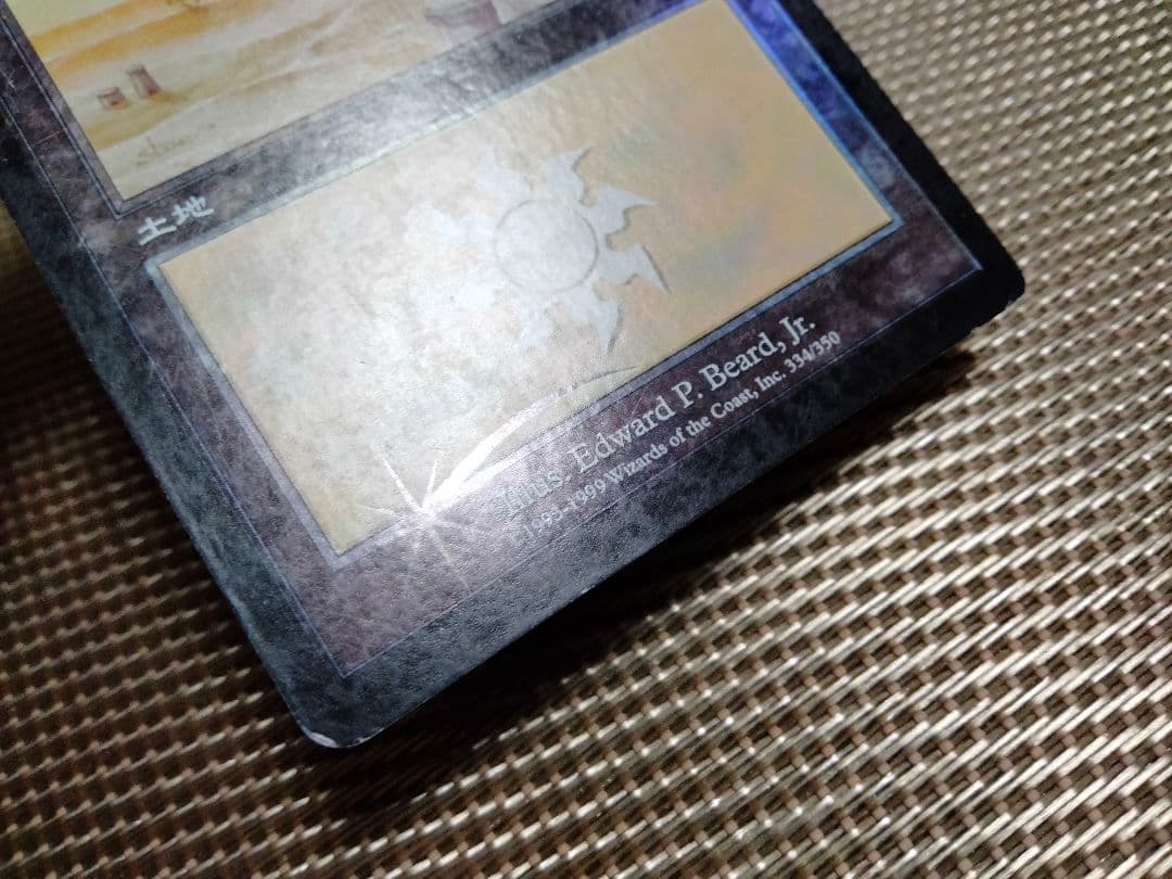 【ご確認用】MMQ foil 平地(334) 日本語 MP寄り 1枚　 MTG