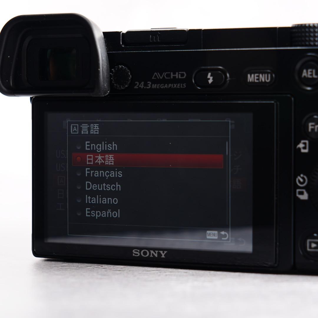 制限解除済 SONY 真・α6000 ミラーレス一眼 ILCE-6000L 21