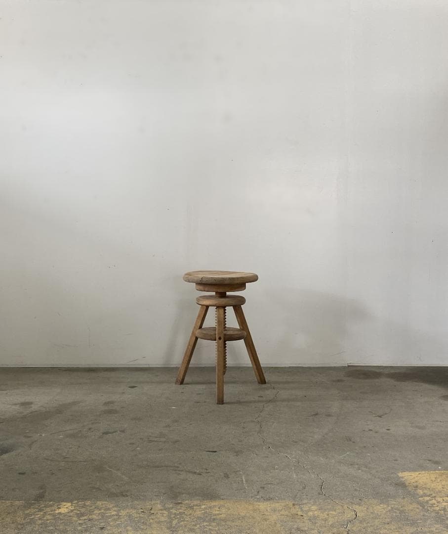フランス アンティーク Artist Stool スツール チェア C