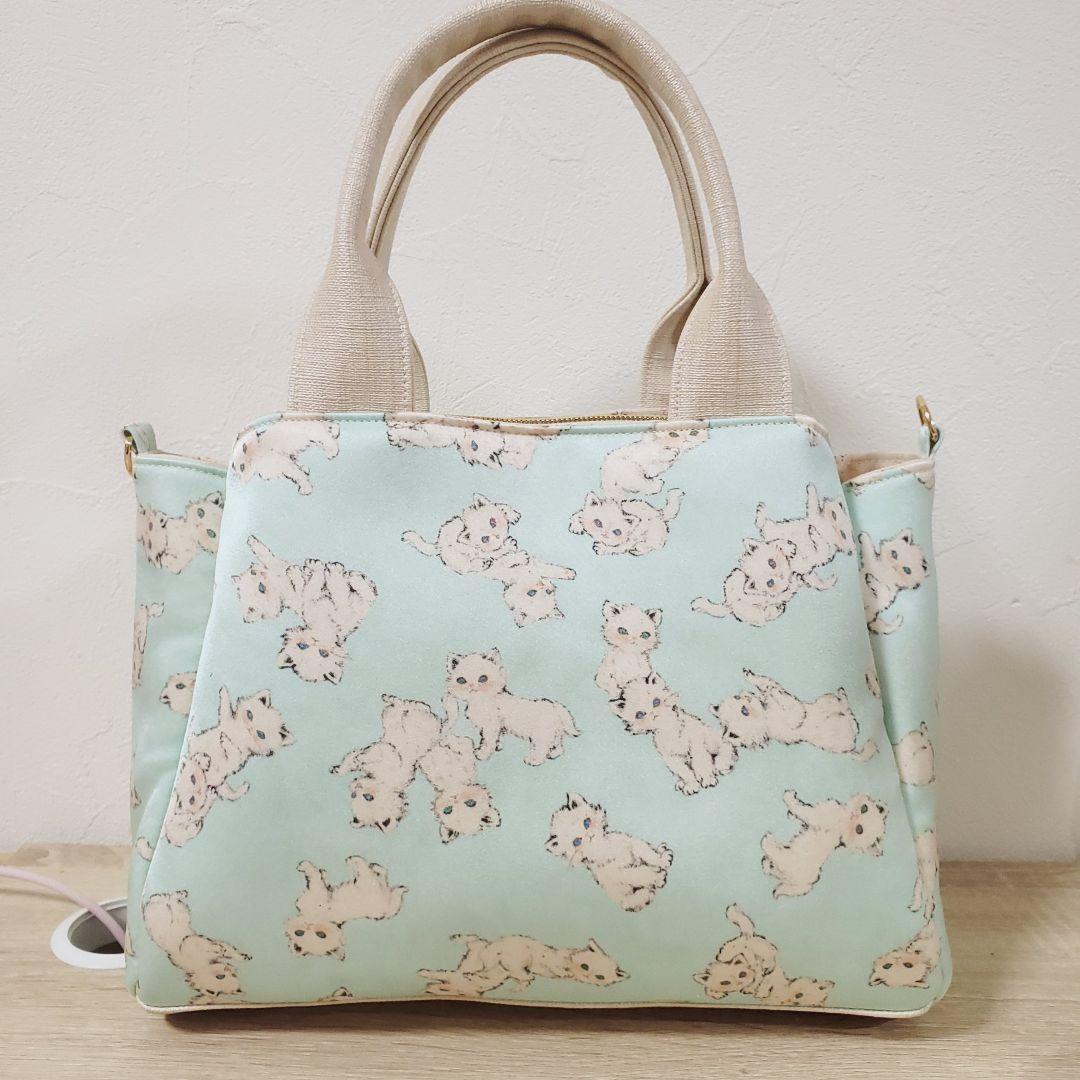 ハンドメイド 3roomsバッグ M フランシュリッペ うじゃうじゃねこ