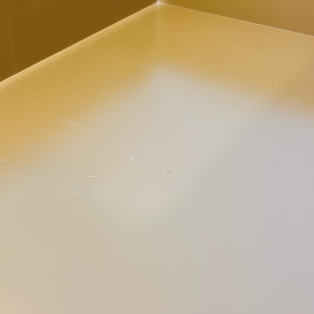 【良品✨送料無料】タッパーウェア　スーパーチェストワイド　引出し2段 ①