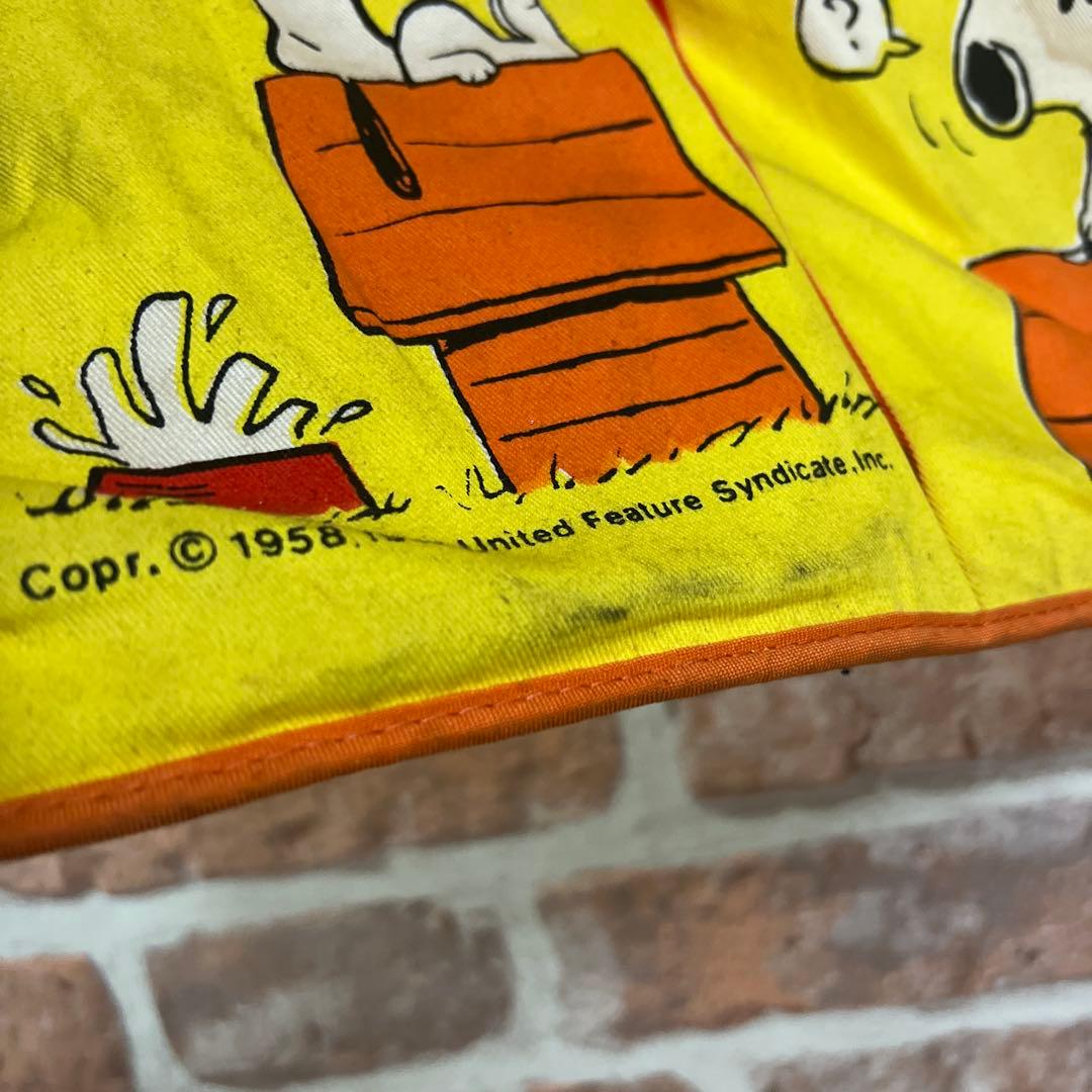 70's ピーナッツ ビンテージウールポケットpeanuts スヌーピー