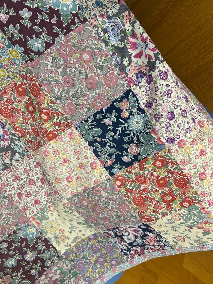 花柄パッチワーク布製 リバティー柄