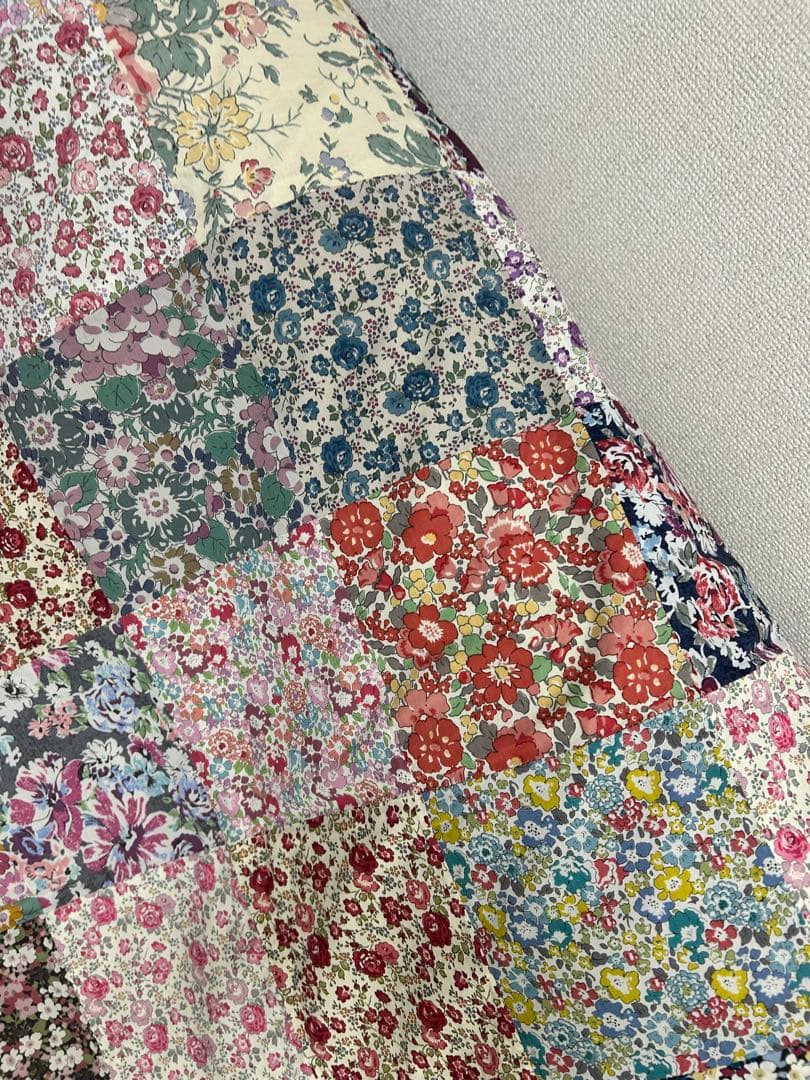 花柄パッチワーク布製 リバティー柄