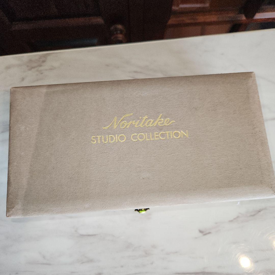 ノリタケスタジオコレクション　花瓶　辰砂　花生