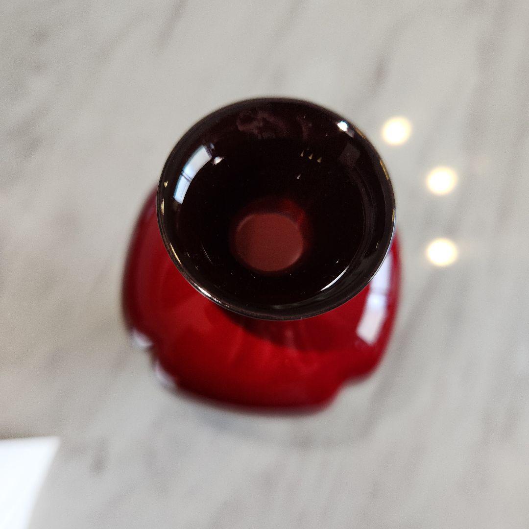 ノリタケスタジオコレクション　花瓶　辰砂　花生