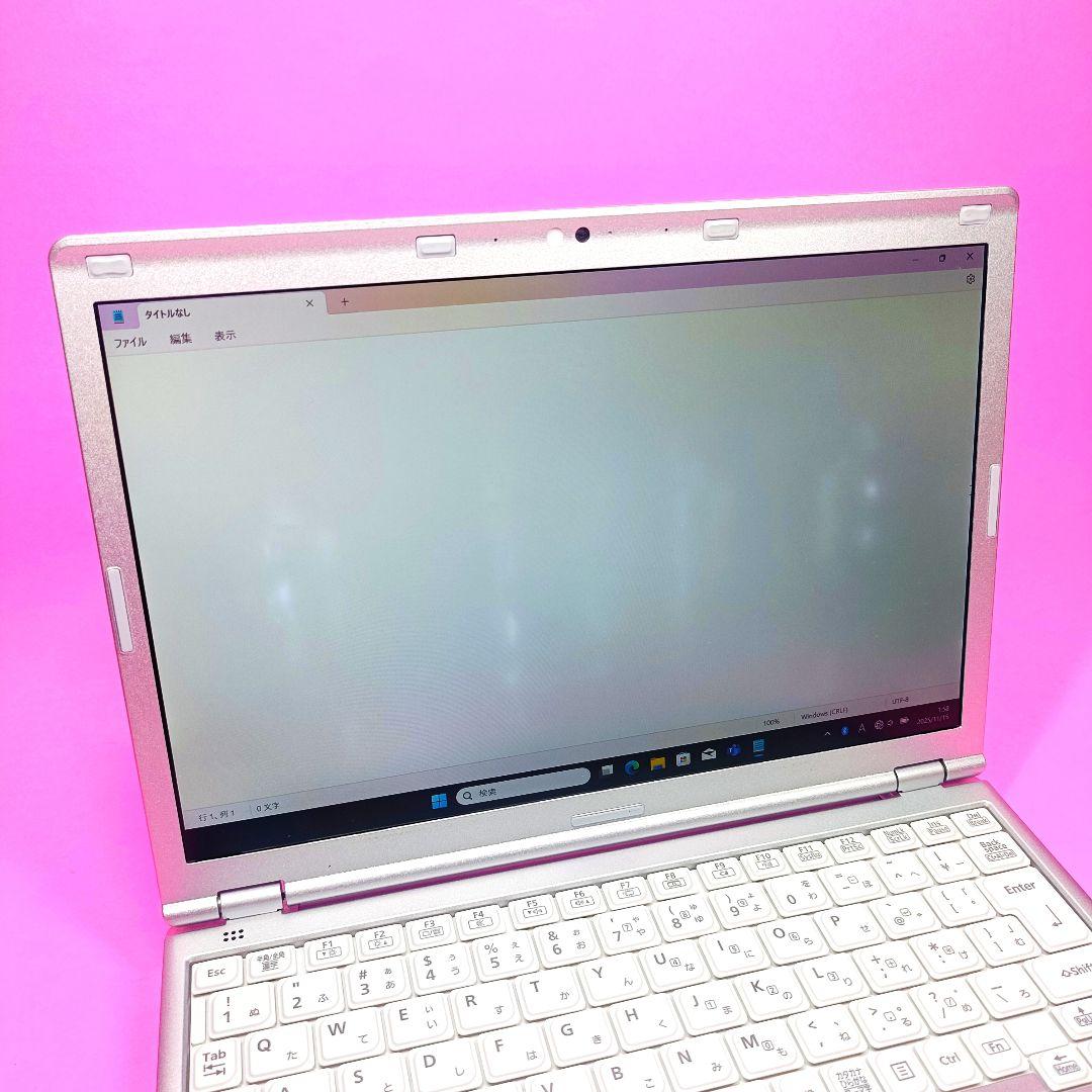 SSD256✨8GB✨i5✨小型軽量✨オフィス✨カメラ付きレッツノートパソコン