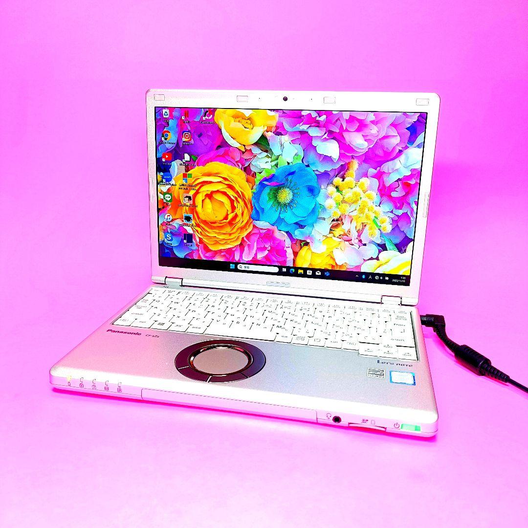 SSD256✨8GB✨i5✨小型軽量✨オフィス✨カメラ付きレッツノートパソコン