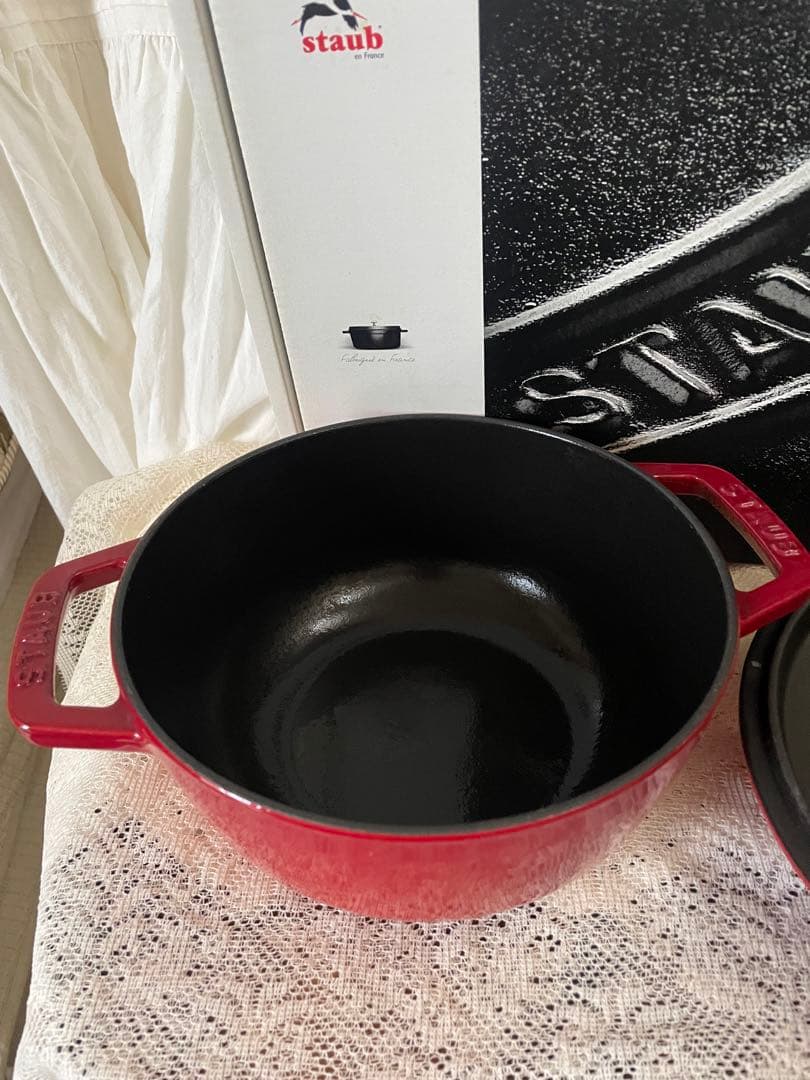 STAUB ストウブ　Wa-NABE M 18cm チェリー