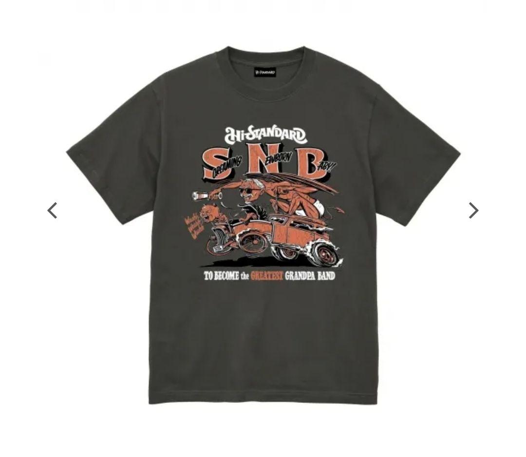 Hi-STANDARD SNB JACK-O Tシャツ HAZY BLACK