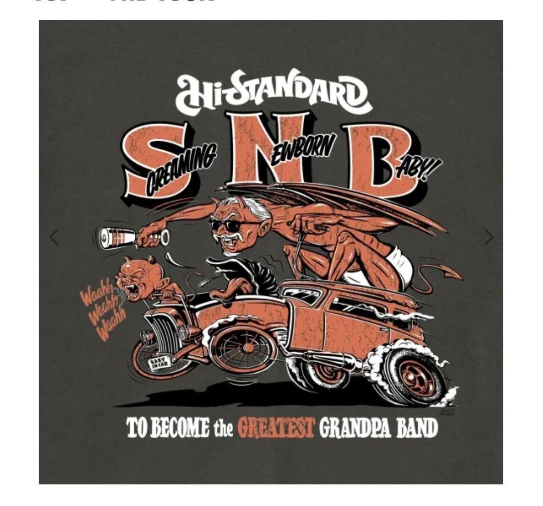 Hi-STANDARD SNB JACK-O Tシャツ HAZY BLACK