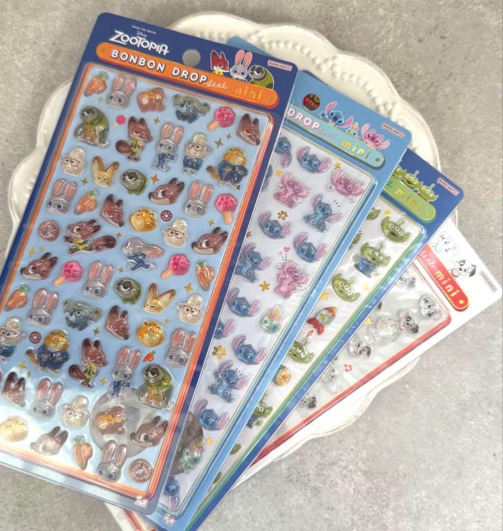 正規品♡ボンボンドロップシール　ディズニーミニ　コンプリート　ズートピア