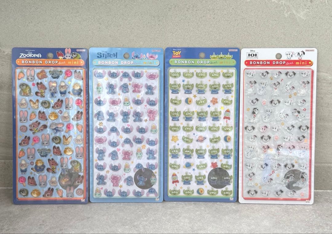 正規品♡ボンボンドロップシール　ディズニーミニ　コンプリート　ズートピア